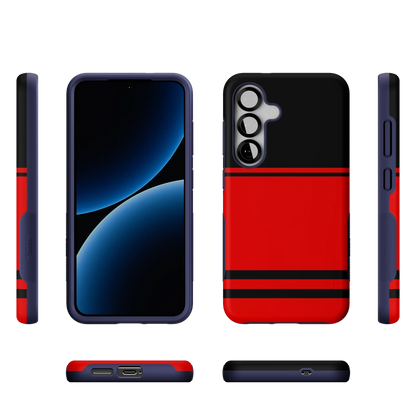 Storm Warning | Black & Red Stripes Case