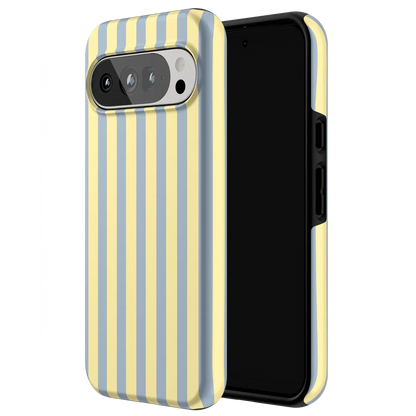 Coastline Stripes | Blue & Yellow Case