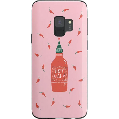 Spicy AF | Pink Chili Hot Sauce Samsung Case Samsung Case get.casely