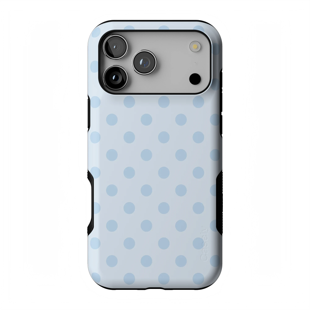Spotted in SoHo | Light Blue Polka Dot Case