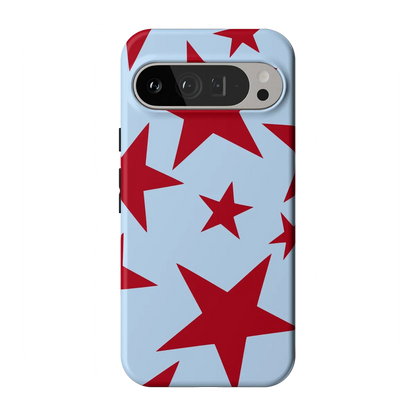 Stars Align | Blue & Red Stars Case - Google Pixel 9 Pro XL
