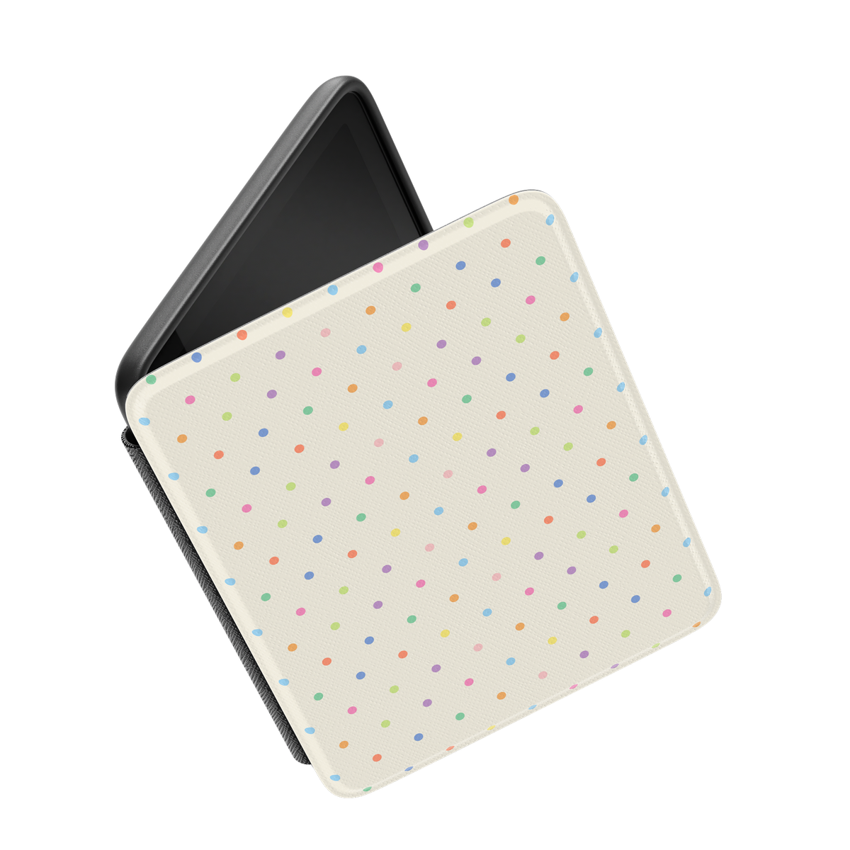 On the Dot | Rainbow Polka Dot Kindle Case