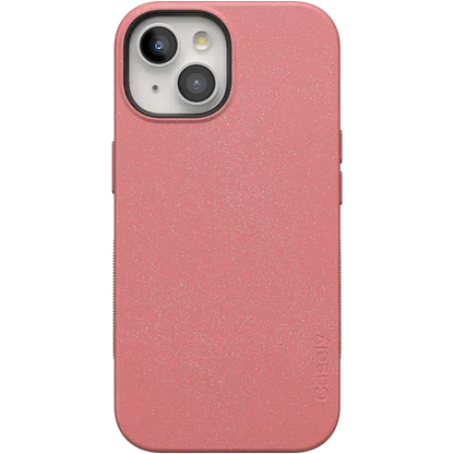 Starfish Wishes | Coral Pink Shimmer Case iPhone Case get.casely Bold + MagSafe® iPhone 15 Plus