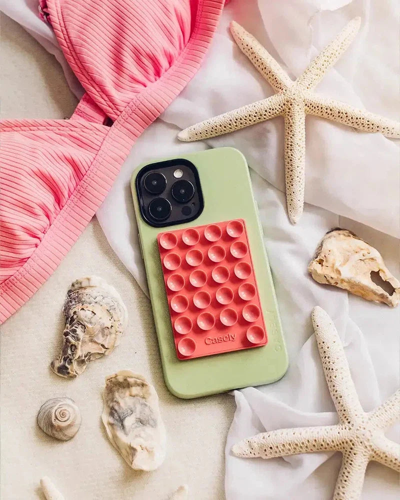 Starfish Wishes | Coral Pink Shimmer Grippy Grippy get.casely