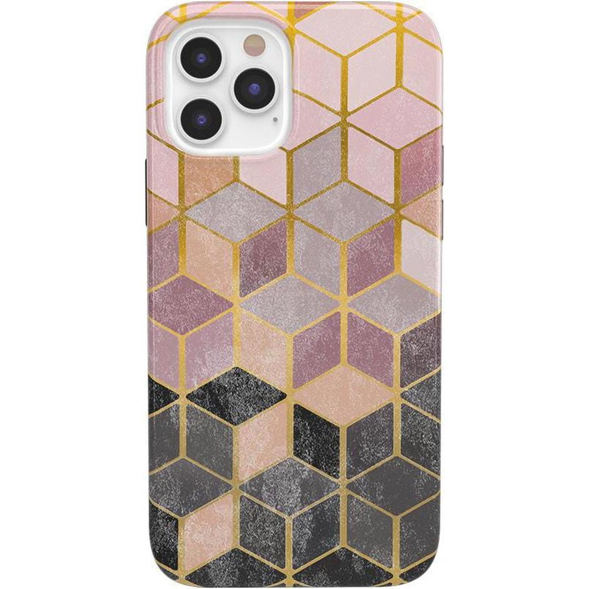 Stepping Up | Geo Rose Gold Marble Case iPhone Case get.casely Classic iPhone 12 Pro