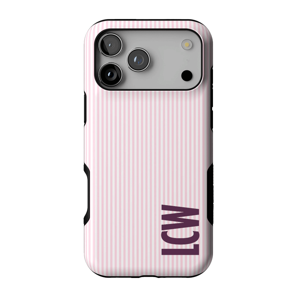 Stripes and the City | Light Pink Pinstripe Case