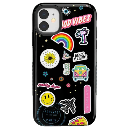 Stuck on U | Festival Sticker Floral Case iPhone Case get.casely Bold iPhone 11
