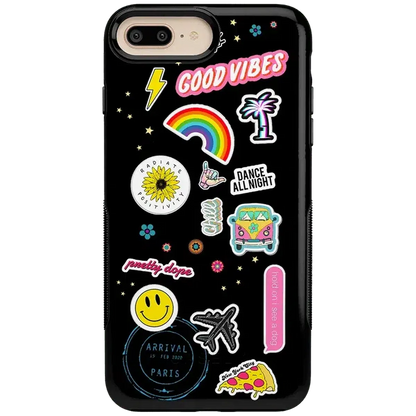 Stuck on U | Festival Sticker Floral Case iPhone Case get.casely Bold iPhone 6/7/8 Plus