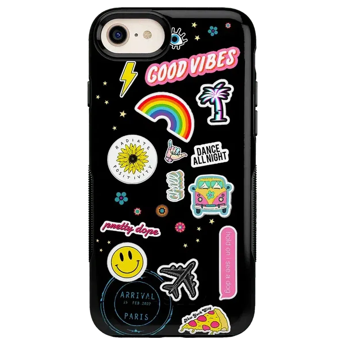 Stuck on U | Festival Sticker Floral Case iPhone Case get.casely Bold iPhone 6/7/8