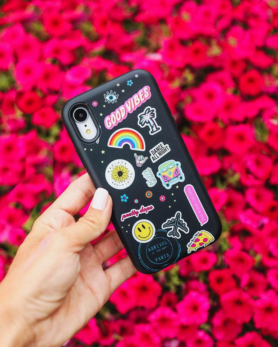 Stuck on U | Festival Sticker Floral Case iPhone Case get.casely