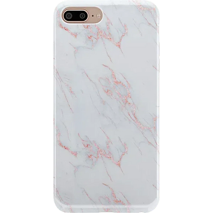 Subtle Blush | White and Pink Marble Case iPhone Case get.casely Classic iPhone 6/7/8 Plus