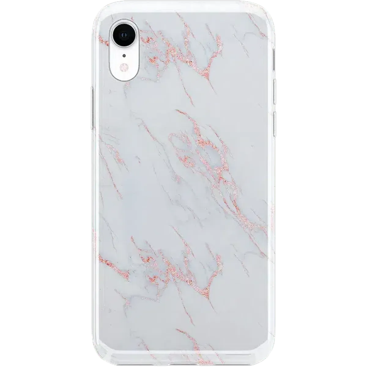 Subtle Blush | White and Pink Marble Case iPhone Case get.casely Classic iPhone XR