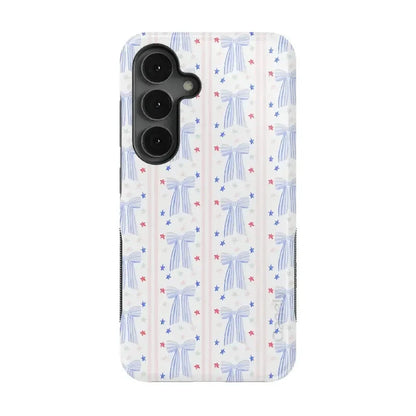 Summer Bows | Coquette Case Phone Case Casetry Bold Flex + MagSafe® Galaxy S25