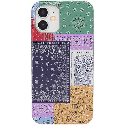 Swatch It Up | Patchwork Bandana Case iPhone Case get.casely Classic iPhone 12
