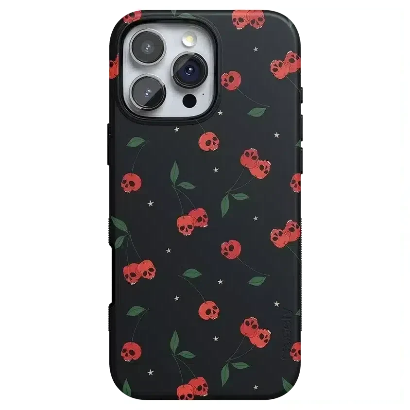 Sweet Revenge | Cherry Skulls Case Phone Case Casetry Bold Flex + MagSafe® iPhone 16 Pro Max