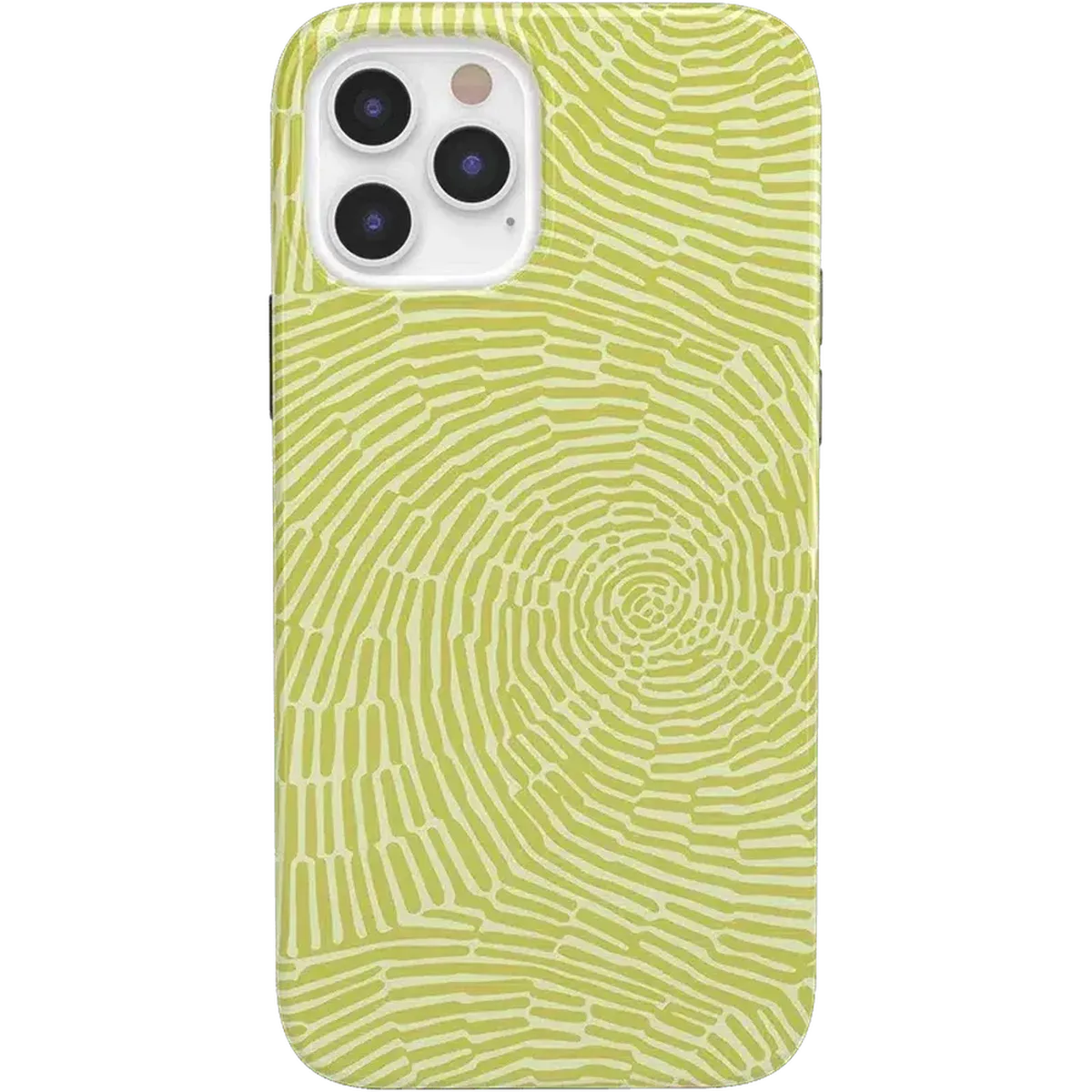 Swirl Away | Tea Green Geometric Case iPhone Case get.casely Classic iPhone 12 Pro