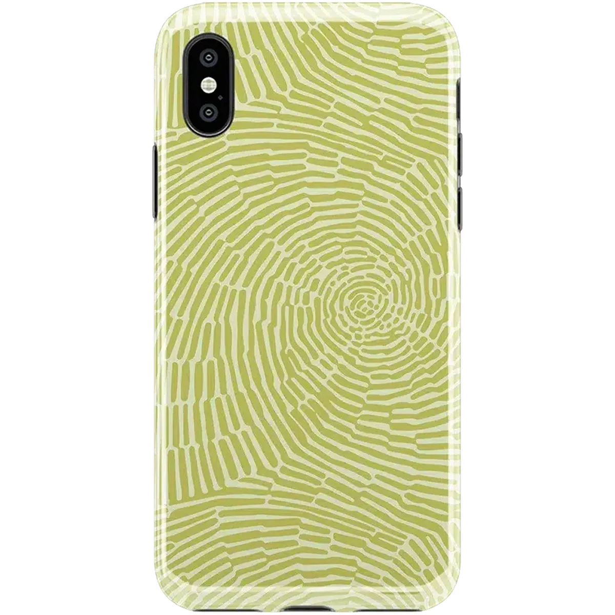 Swirl Away | Tea Green Geometric Case iPhone Case get.casely Classic iPhone XS Max