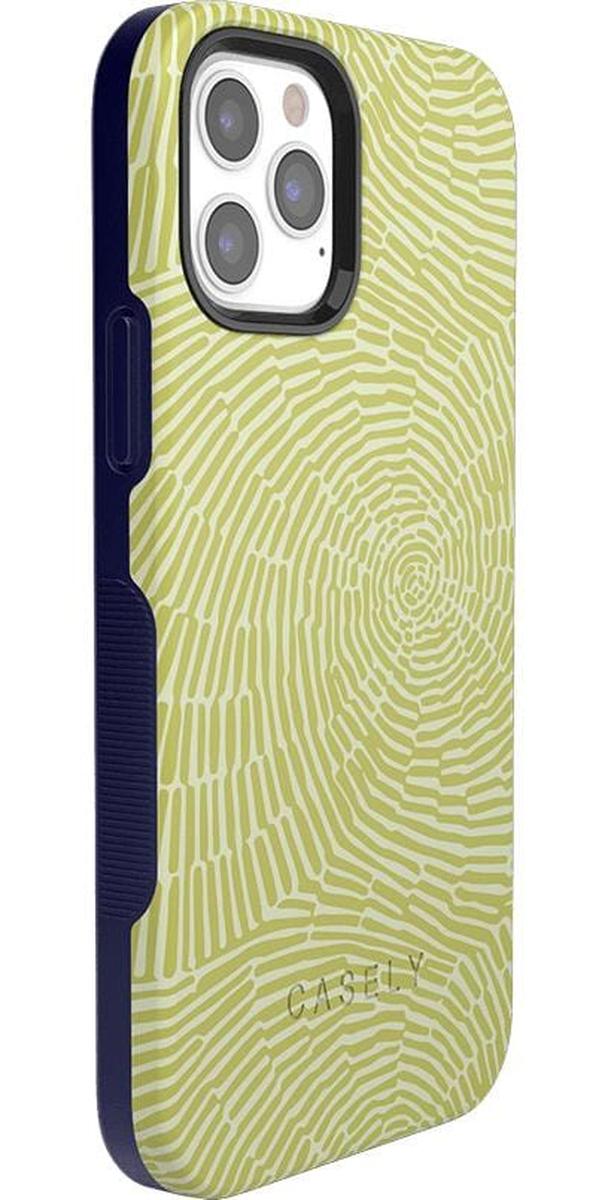 Swirl Away | Tea Green Geometric Case iPhone Case get.casely