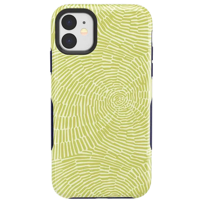 Swirl Away | Tea Green Geometric Case iPhone Case get.casely