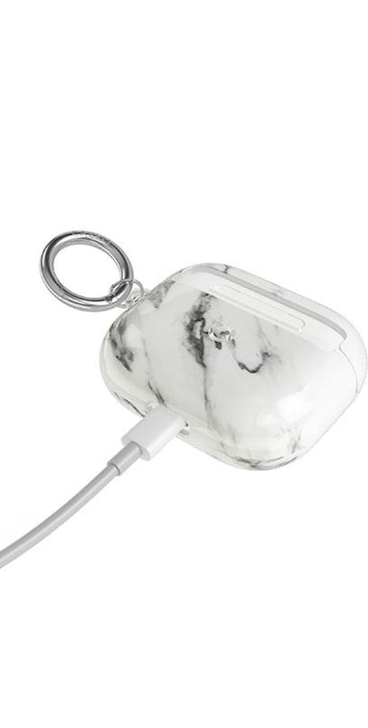 Take Me for Granite | White Marble AirPods Case AirPods Case get.casely