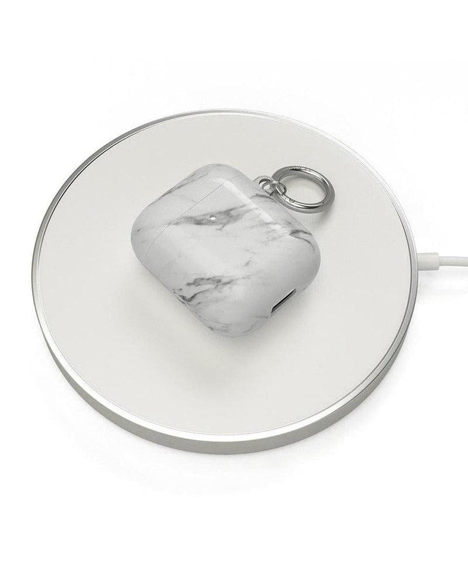 Take Me for Granite | White Marble AirPods Case AirPods Case get.casely