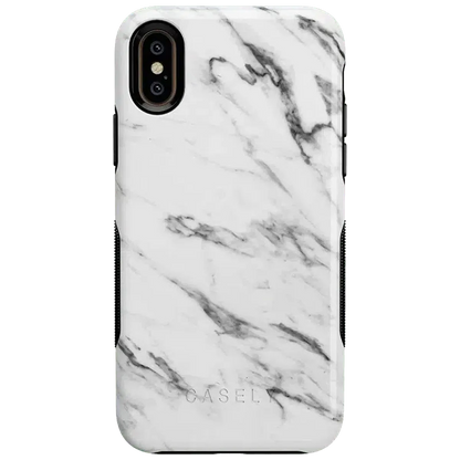 Take Me for Granite | White Marble Case iPhone Case get.casely Bold iPhone XS Max