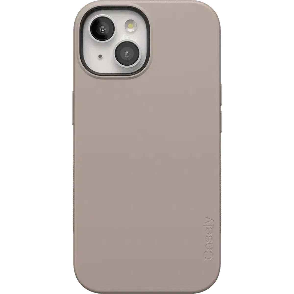 Taupe on Nude | Ultra-Protective Bold Case iPhone Case get.casely Bold + MagSafe® iPhone 15 Plus