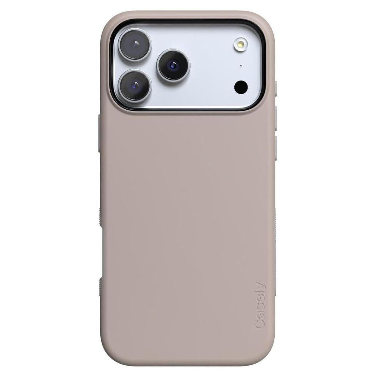 Taupe on Nude | Ultra-Protective Bold Case iPhone Case get.casely Bold + MagSafe® iPhone 17 Pro Max