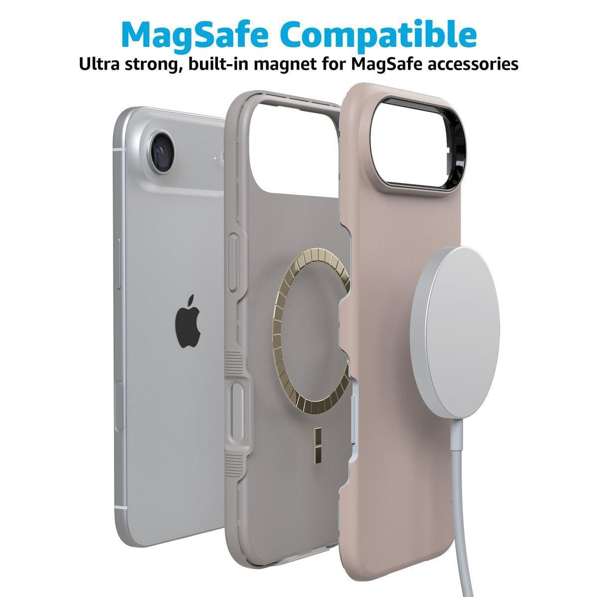 Taupe on Nude | Ultra-Protective Bold Case iPhone Case get.casely