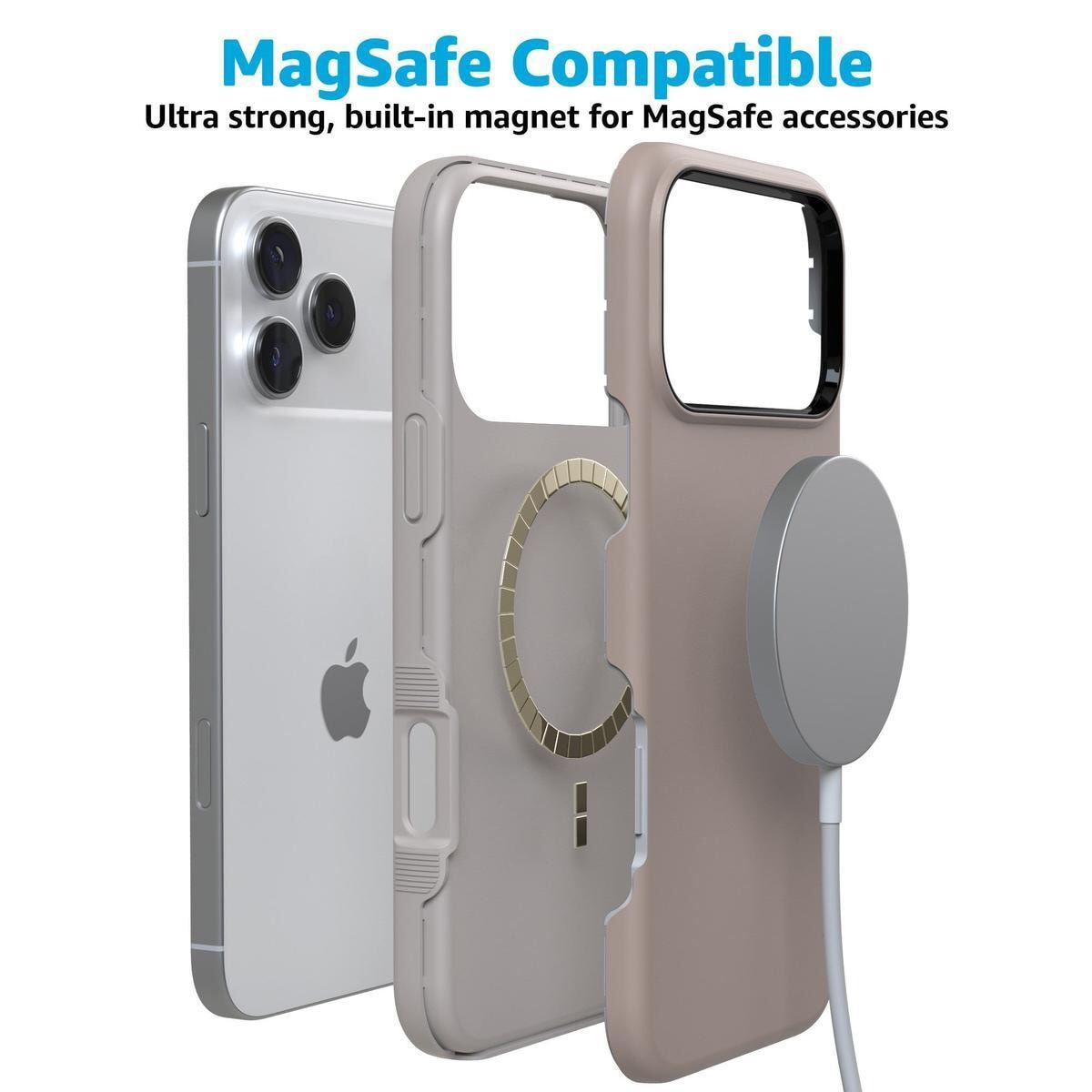 Taupe on Nude | Ultra-Protective Bold Case iPhone Case get.casely