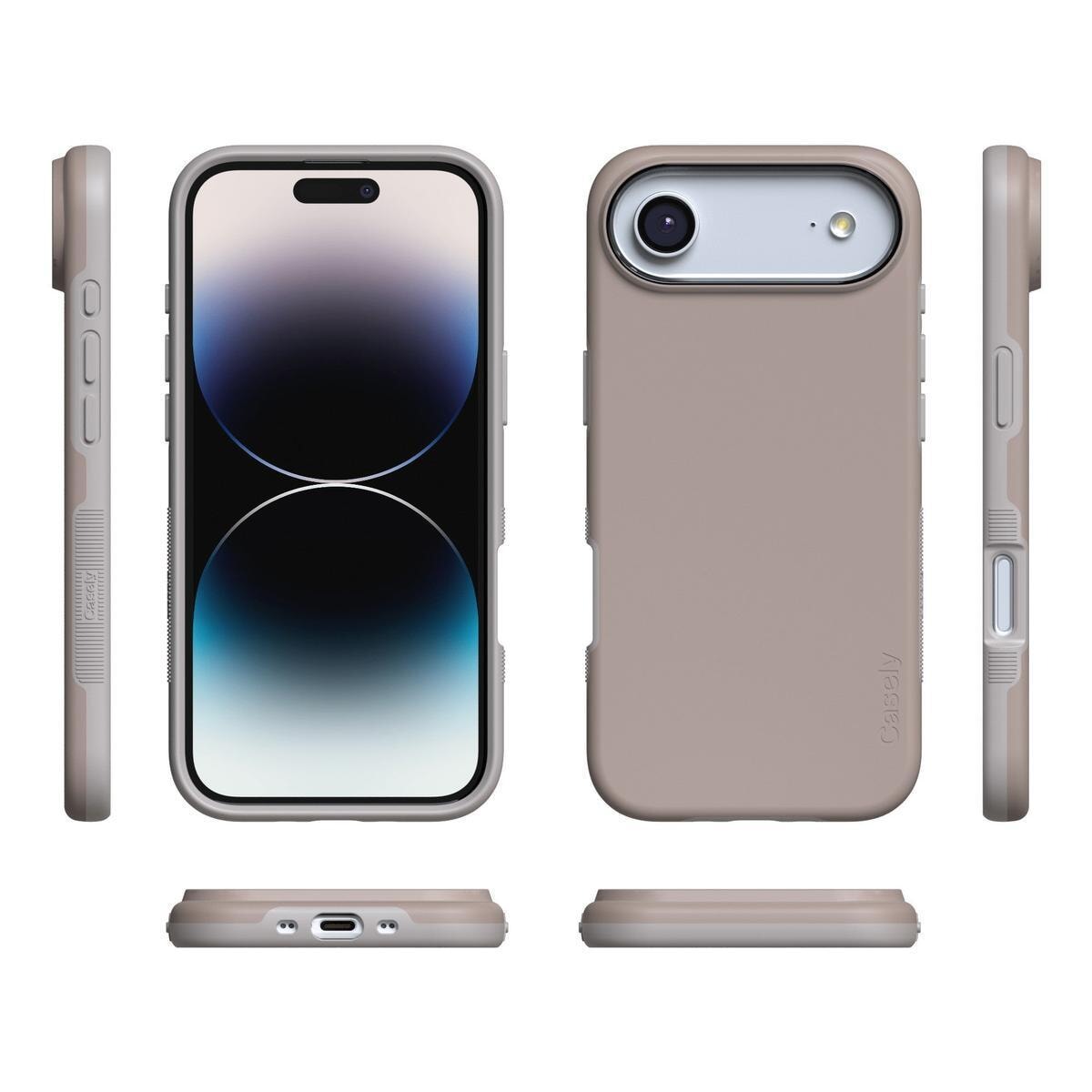 Taupe on Nude | Ultra-Protective Bold Case iPhone Case get.casely