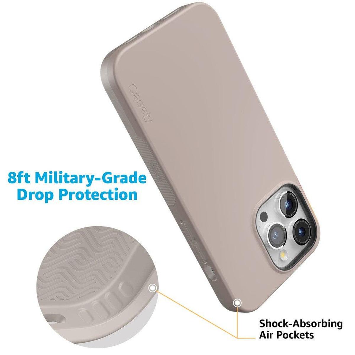 Taupe on Nude | Ultra-Protective Bold Case iPhone Case get.casely
