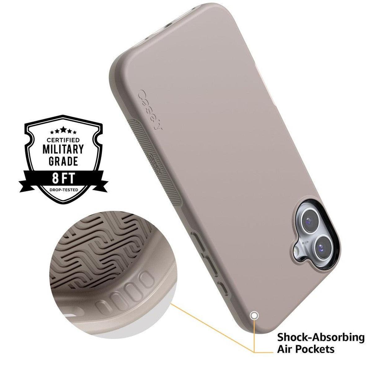 Taupe on Nude | Ultra-Protective Bold Case iPhone Case get.casely