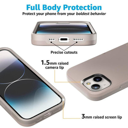 Taupe on Nude | Ultra-Protective Bold Case iPhone Case get.casely