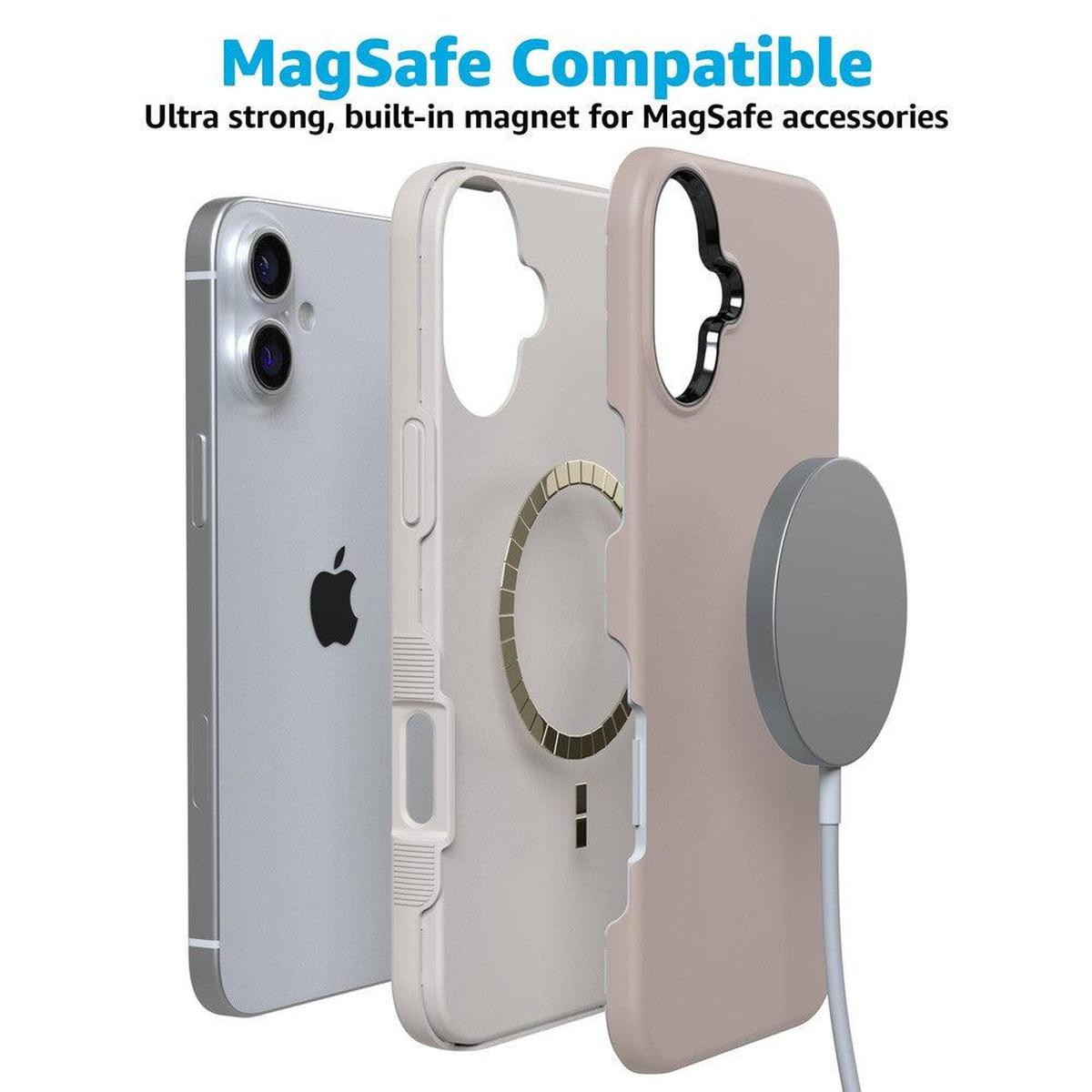 Taupe on Nude | Ultra-Protective Bold Case iPhone Case get.casely