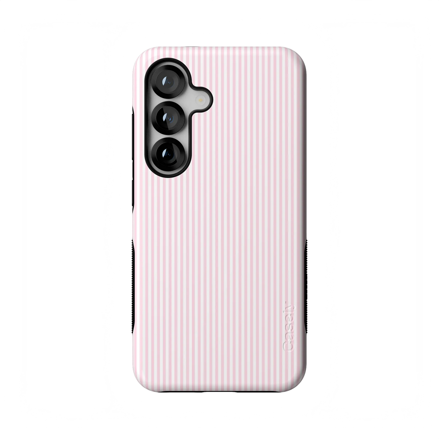 Stripes and the City | Light Pink Pinstripe Case - Galaxy S25