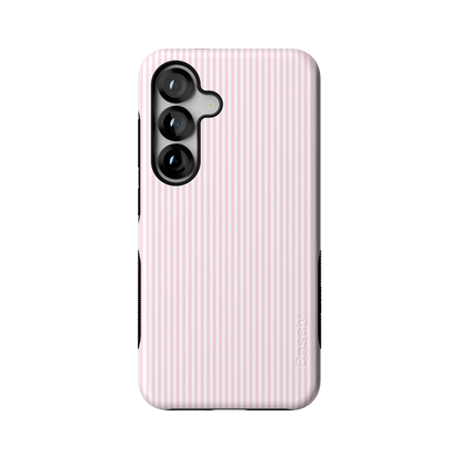 Stripes and the City | Light Pink Pinstripe Case - Galaxy S25