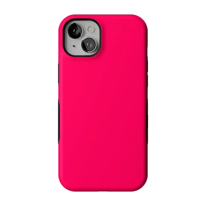 Think Pink | Solid Neon Pink Case iPhone Case get.casely Bold Flex + MagSafe® iPhone 15 Plus