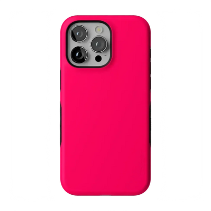 Think Pink | Solid Neon Pink Case iPhone Case get.casely Bold Flex + MagSafe® iPhone 15 Pro Max