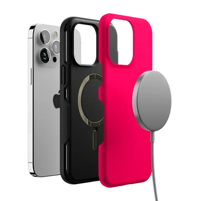 Think Pink | Solid Neon Pink Case iPhone Case get.casely