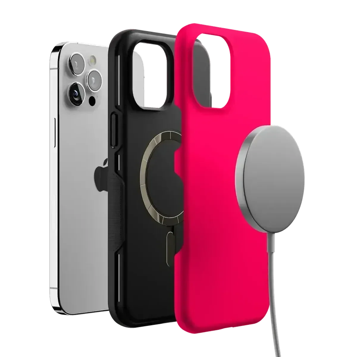 Think Pink | Solid Neon Pink Case iPhone Case get.casely