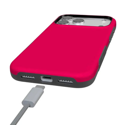 Think Pink | Solid Neon Pink Case iPhone Case get.casely