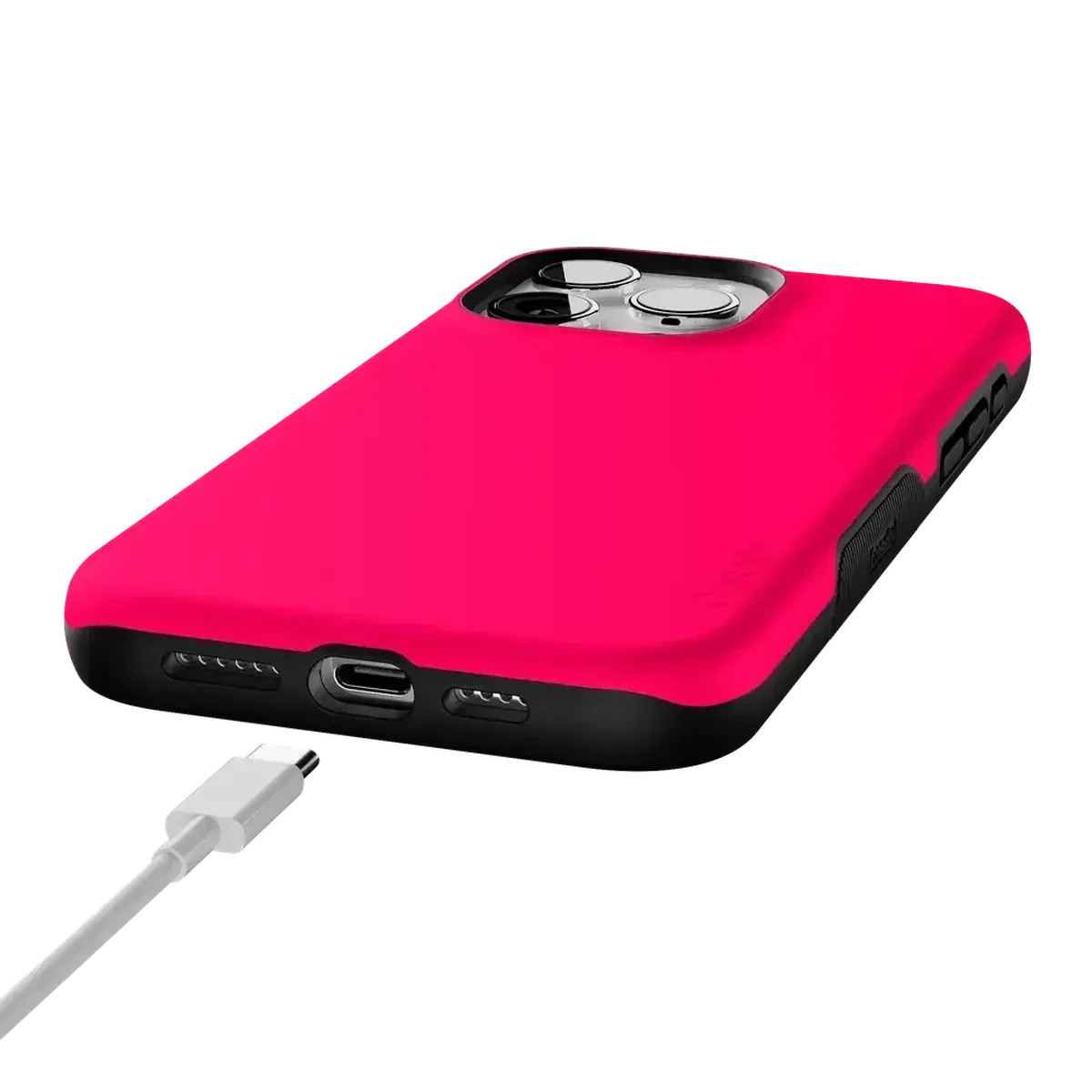 Think Pink | Solid Neon Pink Case iPhone Case get.casely