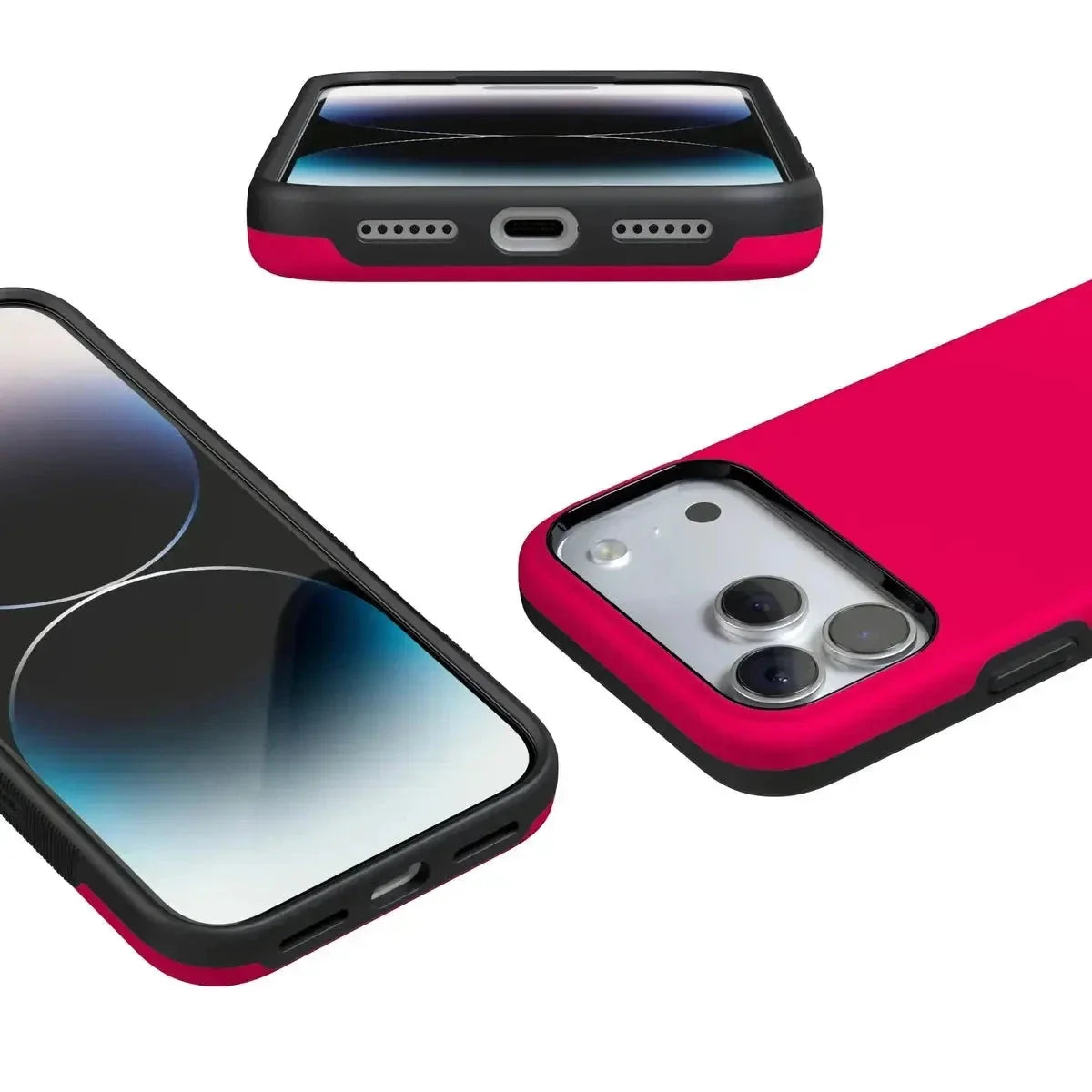 Think Pink | Solid Neon Pink Case iPhone Case get.casely