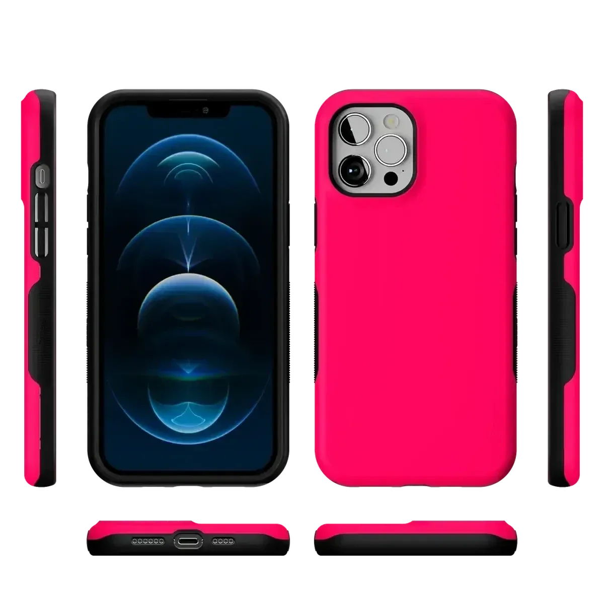 Think Pink | Solid Neon Pink Case iPhone Case get.casely