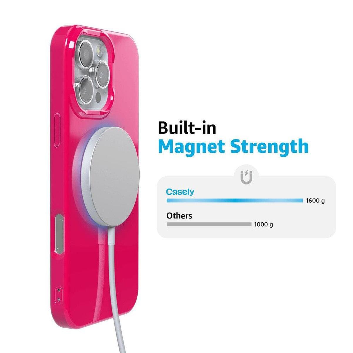 Think Pink | Solid Neon Pink Case iPhone Case get.casely