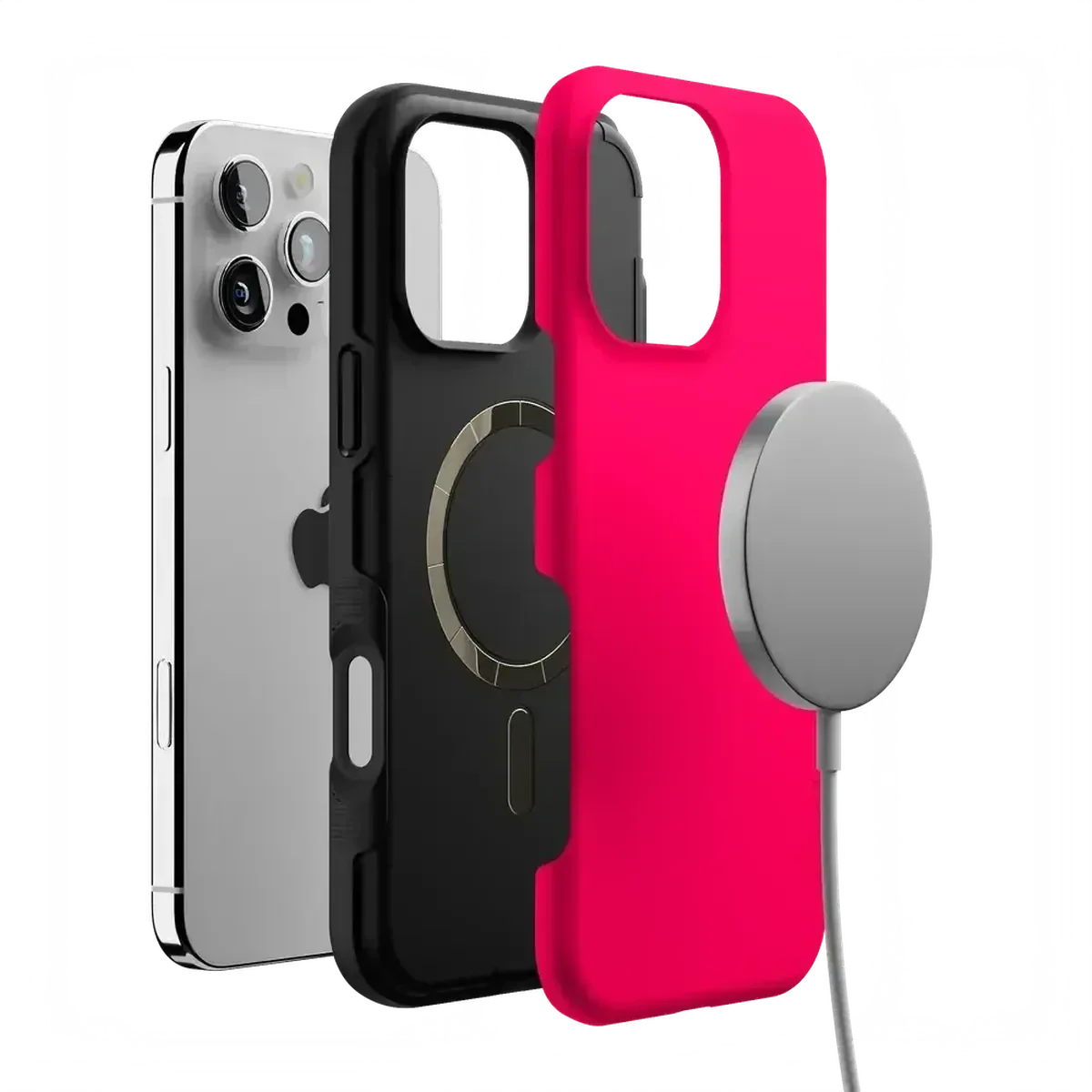 Think Pink | Solid Neon Pink Case iPhone Case get.casely