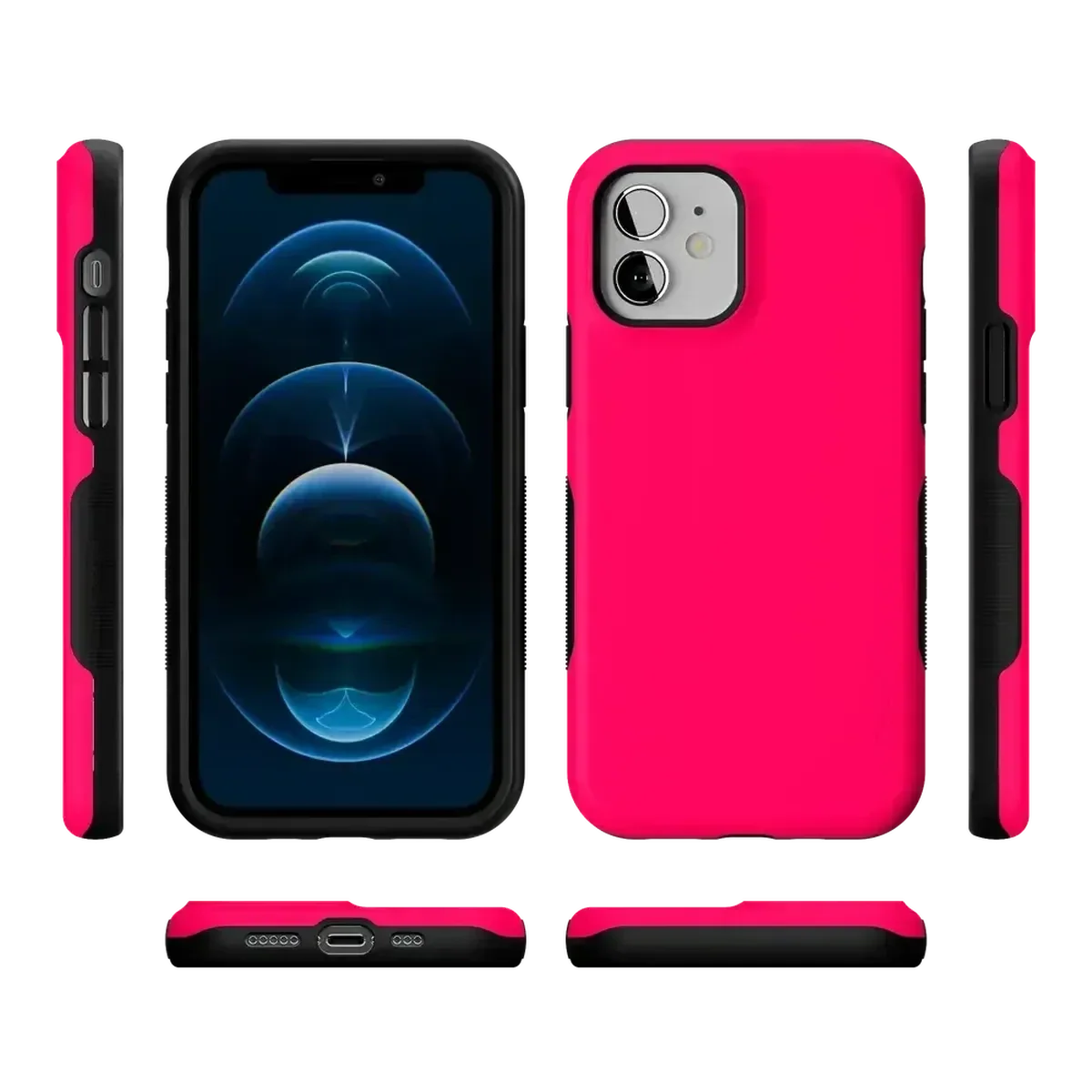Think Pink | Solid Neon Pink Case iPhone Case get.casely