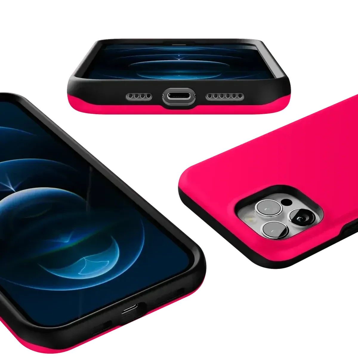 Think Pink | Solid Neon Pink Case iPhone Case get.casely