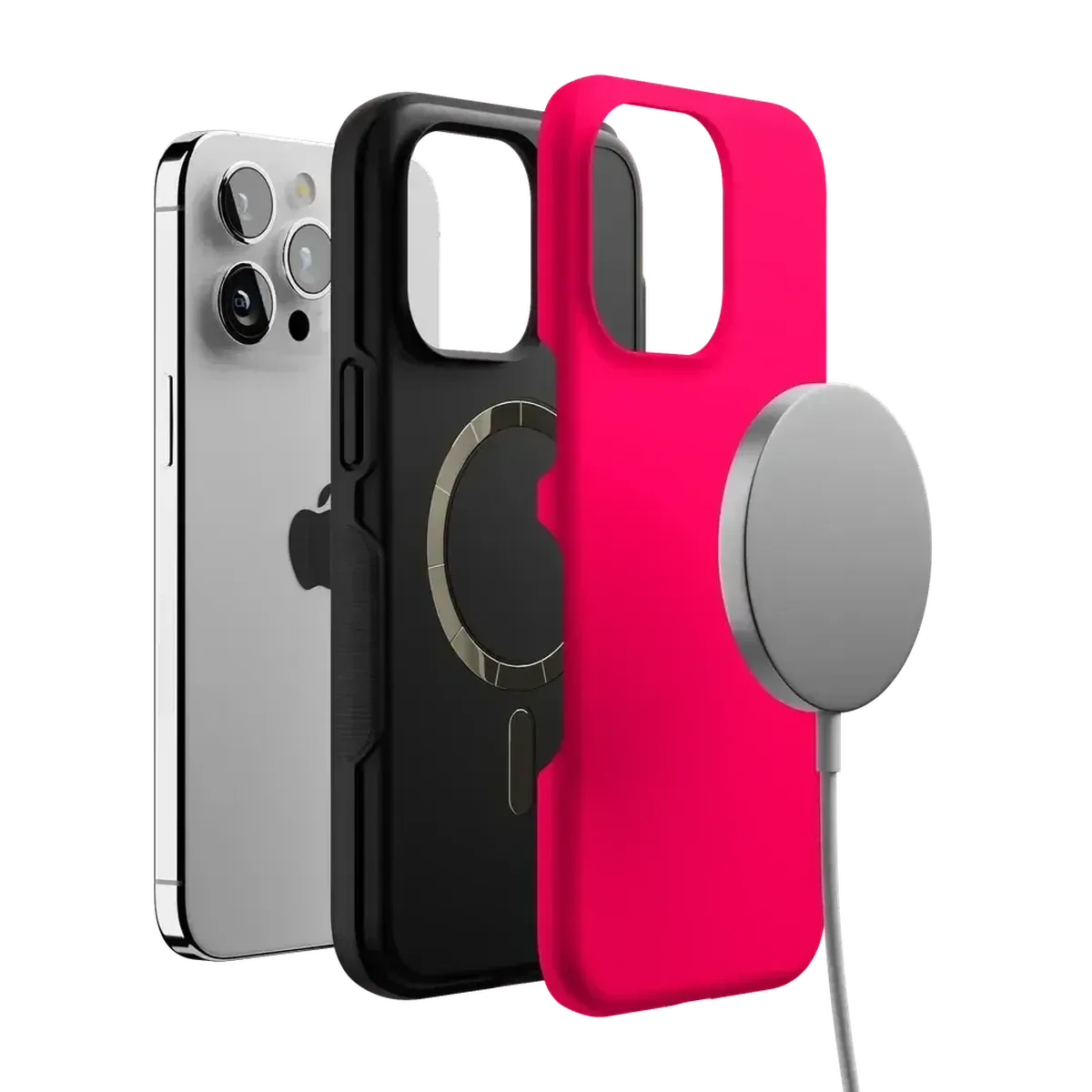Think Pink | Solid Neon Pink Case iPhone Case get.casely